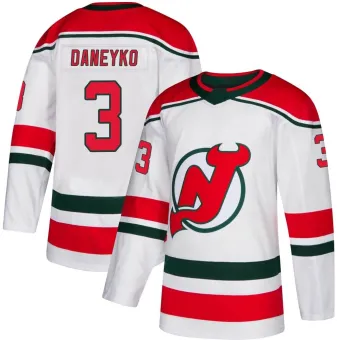 Men's Ken Daneyko New Jersey Devils Alternate Jersey - White Authentic