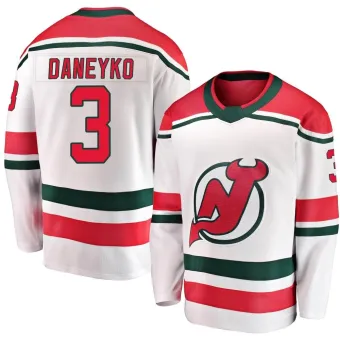 Men's Ken Daneyko New Jersey Devils Alternate Jersey - White Breakaway