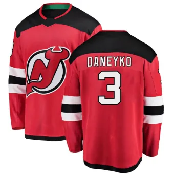 Men's Ken Daneyko New Jersey Devils Home Jersey - Red Breakaway