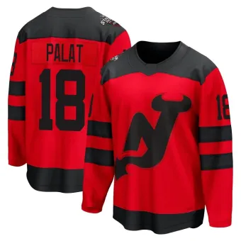 Men's Ondrej Palat New Jersey Devils 2024 Stadium Series Jersey - Red Breakaway