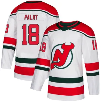 Men's Ondrej Palat New Jersey Devils Alternate Jersey - White Authentic