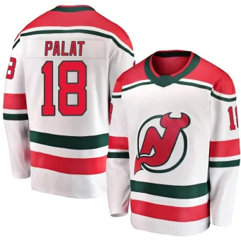 Men's Ondrej Palat New Jersey Devils Alternate Jersey - White Breakaway