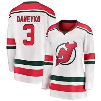 Women's Ken Daneyko New Jersey Devils Alternate Jersey - White Breakaway