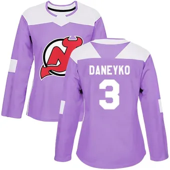 New Jersey Devils Ken Daneyko Official White Fanatics Branded Breakaway  Women's Away NHL Hockey Jersey