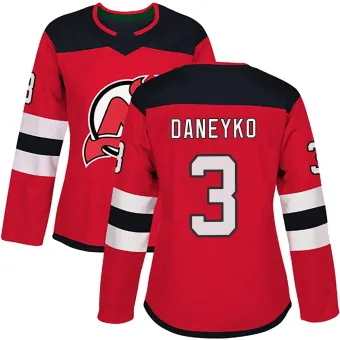 Women's Ken Daneyko New Jersey Devils Home Jersey - Red Authentic
