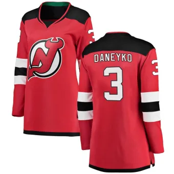 Women's Ken Daneyko New Jersey Devils Home Jersey - Red Breakaway
