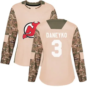 Women's Ken Daneyko New Jersey Devils Veterans Day Practice Jersey - Camo Authentic