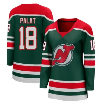 Women's Ondrej Palat New Jersey Devils 2020/21 Special Edition Jersey - Green Breakaway