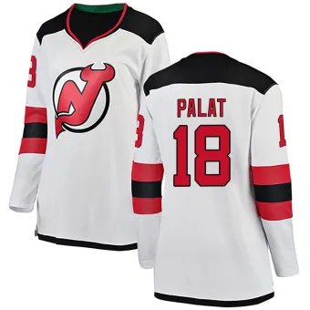 Women's Ondrej Palat New Jersey Devils Away Jersey - White Breakaway