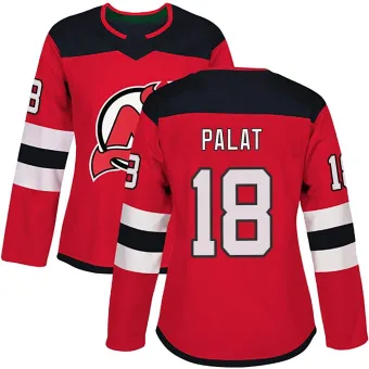 Women's Ondrej Palat New Jersey Devils Home Jersey - Red Authentic