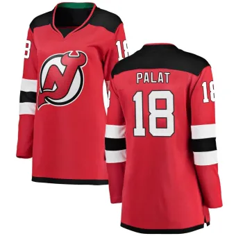 Women's Ondrej Palat New Jersey Devils Home Jersey - Red Breakaway