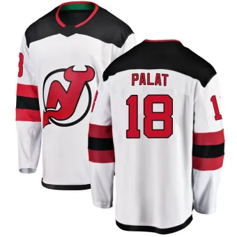 Youth Ondrej Palat New Jersey Devils Away Jersey - White Breakaway